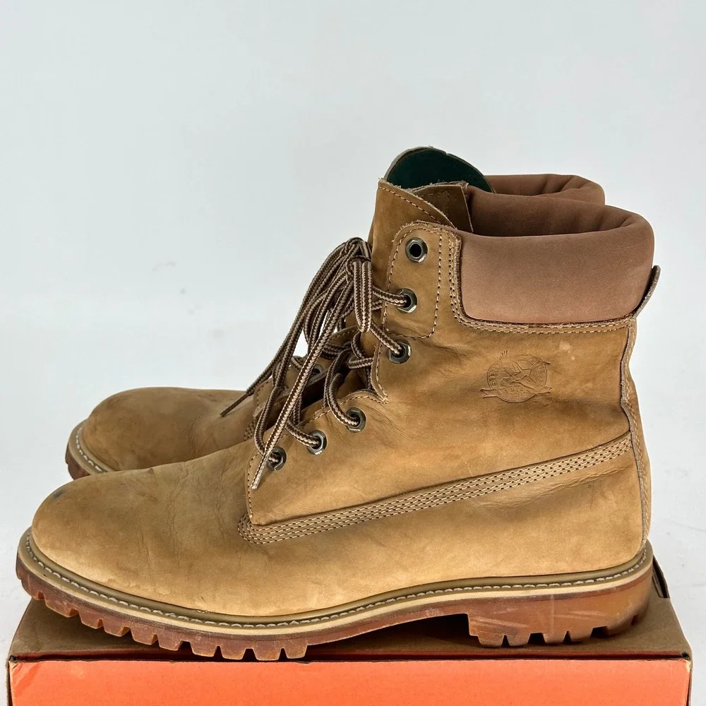 Vintage Eddie Bauer Leather Outdoor Hiking Work Casual Men's 12 M